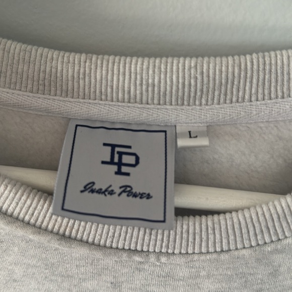 Inaka ski winter grey crew neck mens size large - Picture 2 of 4